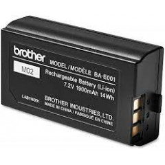 Brother BA-E001 - Printer battery - 1 x Lithium Ion - for P-Touch PT-750, E300, E500, E550, H300, H500, H75, P750